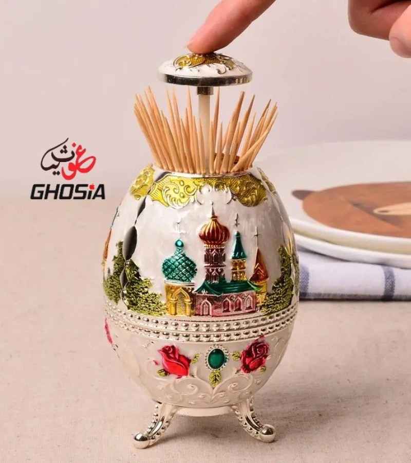 European Style Toothpicks Extinguishers Creative Classical Masterpiece Automatic Toothpick Holder