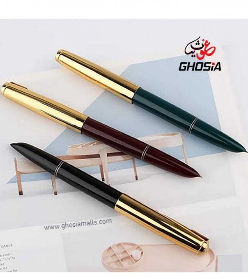 Ghosia Stationery Bahadur Gold Cap Classic Fountain Pen