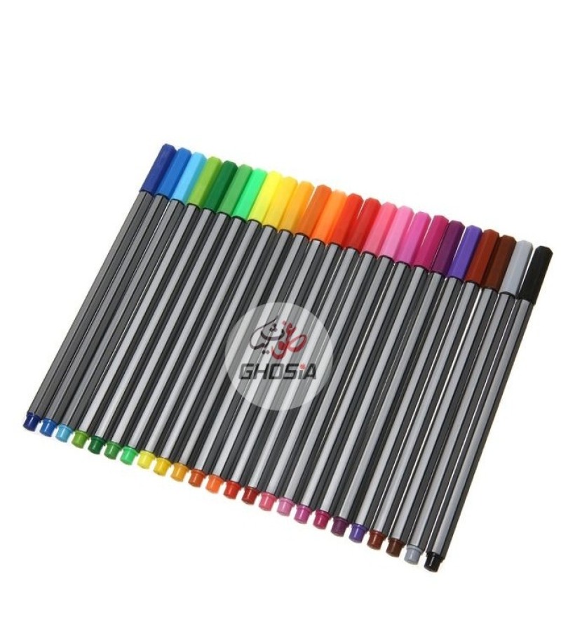 Graffiti Fineliners Set Gift Drawing Art Line Pen 24 Colors 0.4mm Fiber Pen Marker Superfine Ink