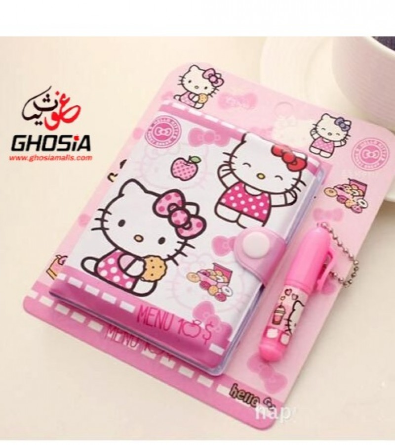 Hello Kitty Edition Small Autograph Diary With Mini Princess Ballpoint Little Themed Stationery Gift