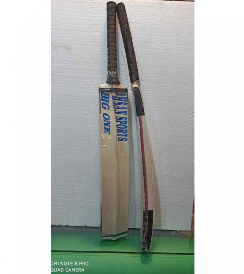 Hi Quality Big One Wood & Fiber Tape Ball Cricket Bat