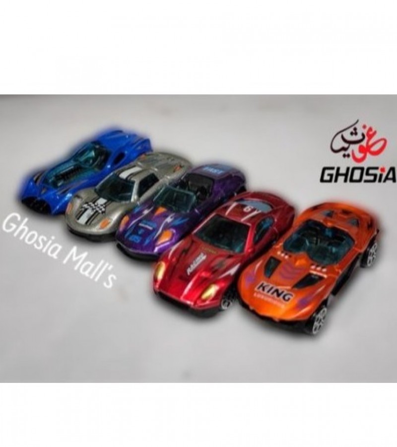 Hot Wheels Style Die-cast Vehicles Set of 5 Cars