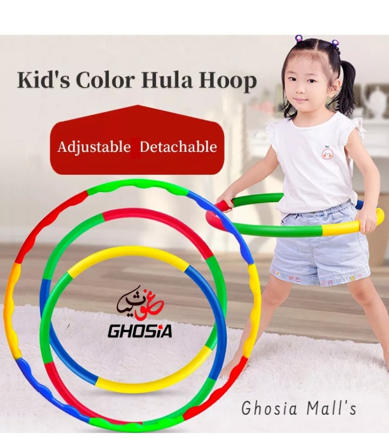 Hula Hoop Ring Exercise and Fitness Collapsible Adjustable for Kids