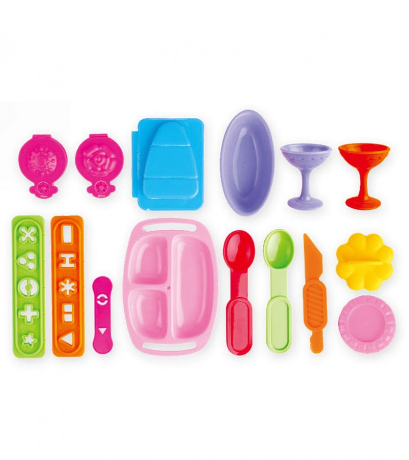 Ice Cream Party DIY Color Ice Cream Machine Fun Modeling Clay Dough Playset