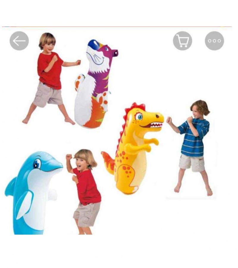Intex Animal Punching Bag Toy For Kids 3D Bop Bag Boxers Punching Bag Toy Gift Kids Fun