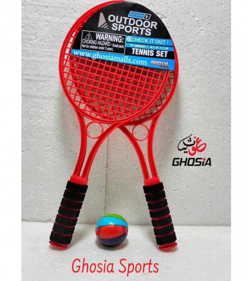 Junior Sports Plastic Tennis Rackets Foam Grip With Colorful Ball – 2722