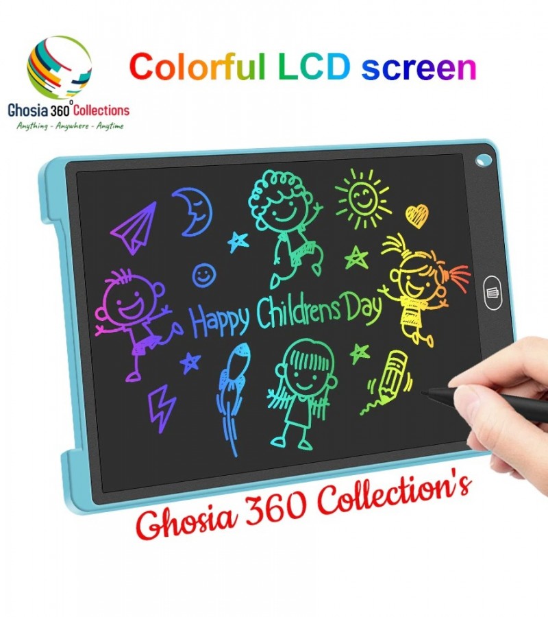 LCD Writing Colorful Stroke Screen Kids Drawing Pads Smart Writing & Drawing Pad With Pen(8.5 Inch)