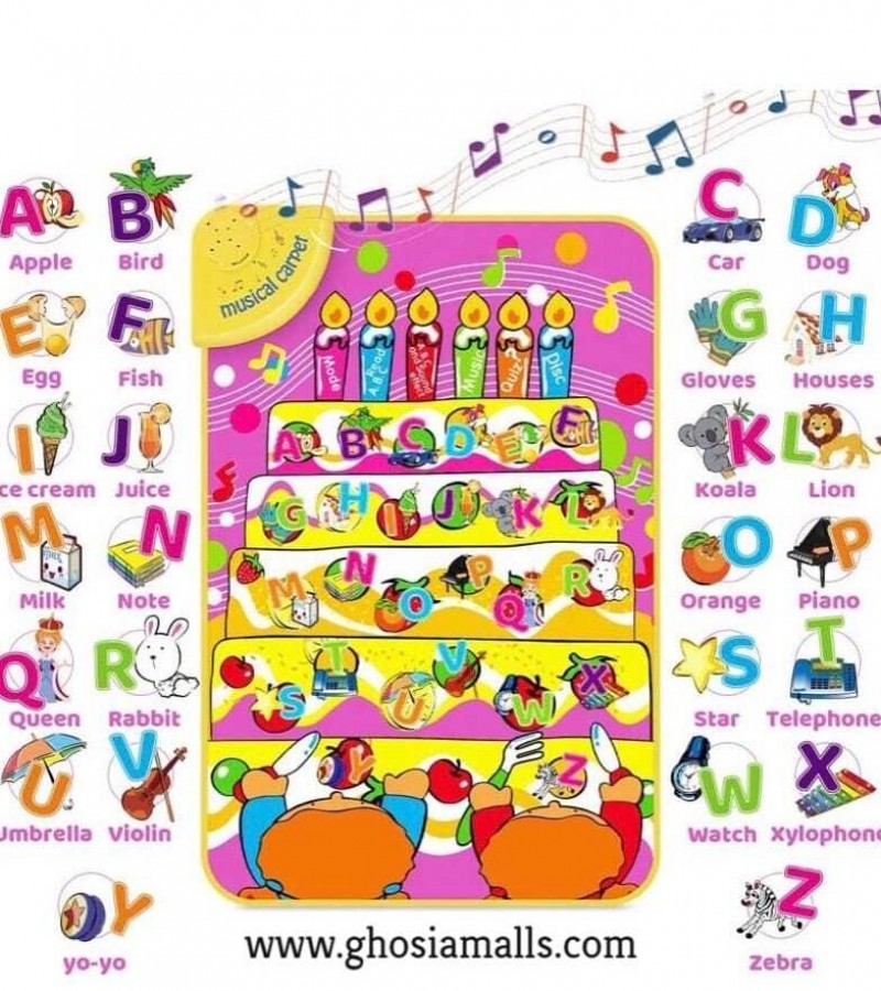 Learning English Educational battery operated Musical English Carpet ABC Learning/Songs/Quiz