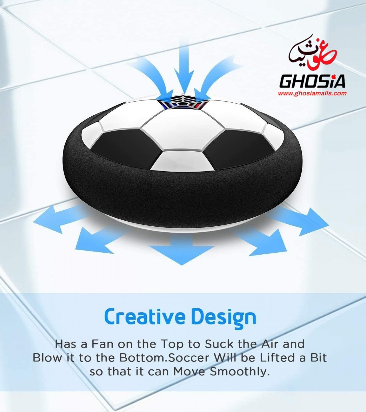 Magic Floating Football Electric Hover Ultimate Soccer Game - Sale price -  Buy online in Pakistan - Farosh.pk