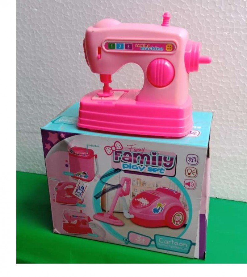 Mini Sewing Machine Toy for Kids Battery Operated