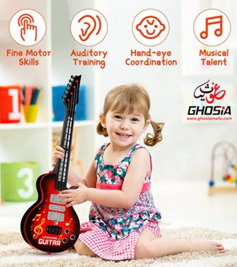 NEW POP Music Fetching Lights Fashion Music Guitar Electric Guitar 4 Strings Musical Instrument