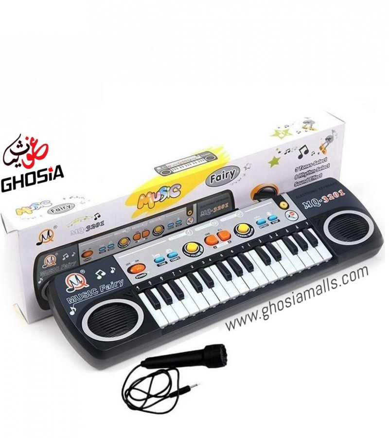Piano Keyboard 37 Keys Electronic Keyboard with Microphone