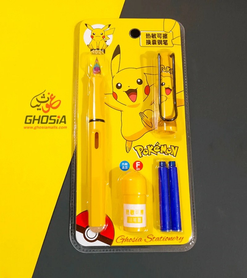 Pikachu Pen Set New Cartoon Pens With Remover Cute Pens Pens Luxury pens Korean Style Stationery