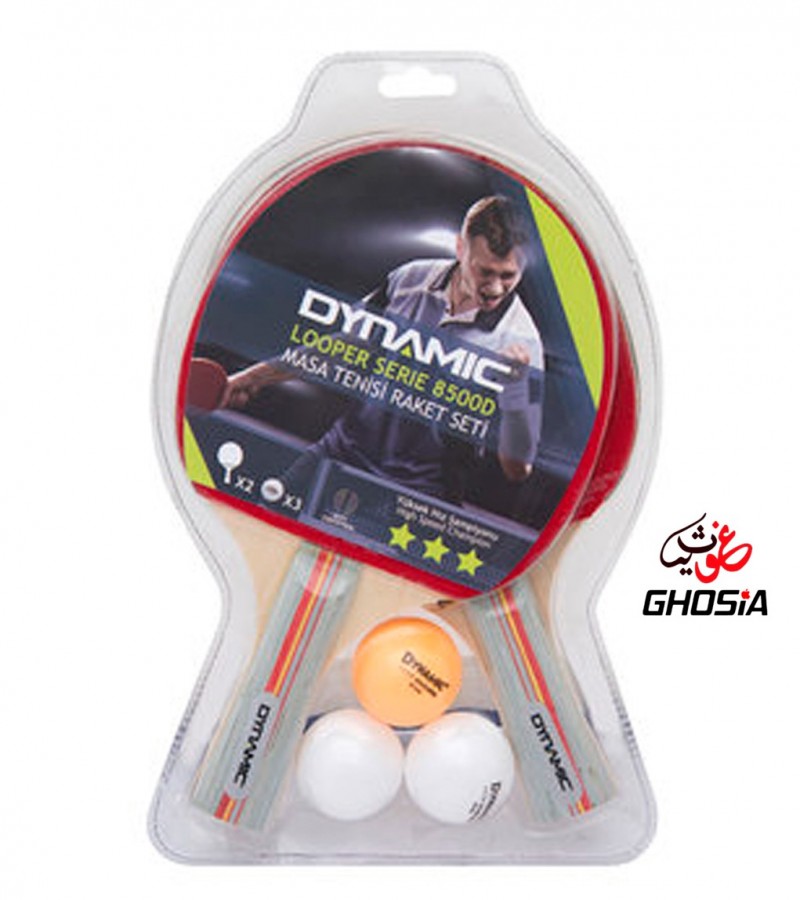 Professional Table Tennis Rackets and 3 Balls Set – 8500D