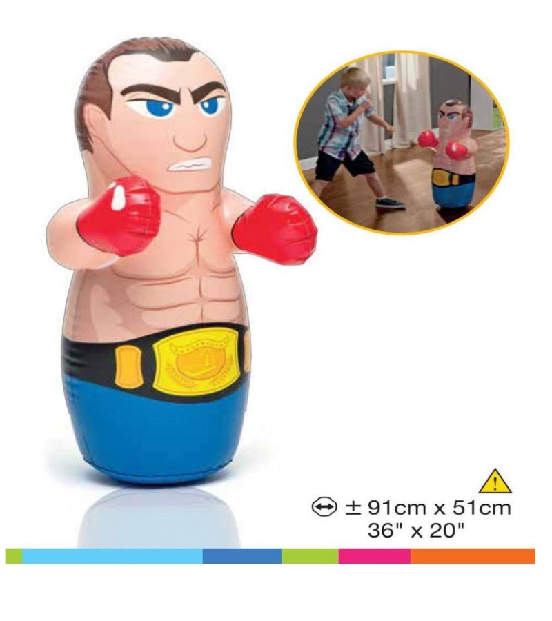 Punching Bag Toy For Kids 3D Bop Bag Boxers Punching Bag Toy Gift Kids Fun