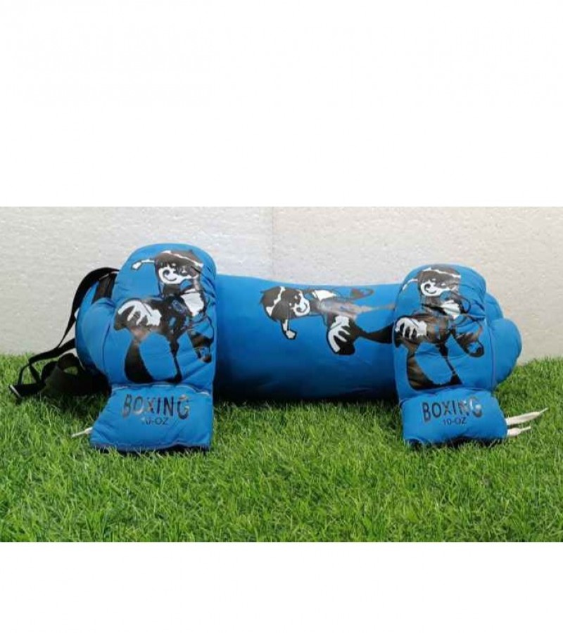 Punching Boxing Bag With Gloves For Kids