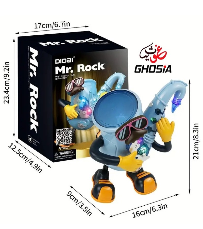 Singing Dancing Christmas Toy Mr. Rock Electric Dancing Toy Electric Musical Instrument Robot Toy