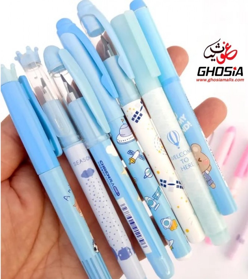 Soft Theme Ink Pen For Girls And For Boys Fountain Pen Set With Erasable Ink Cartridges Gift