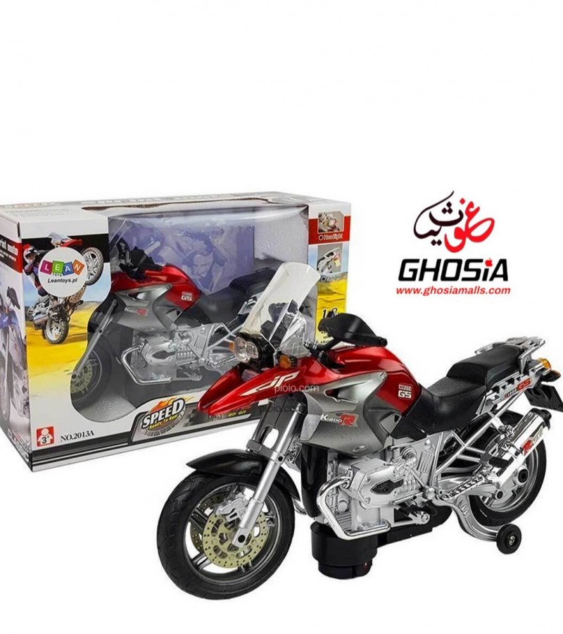 Speed Ready to Run Motorbike Bump & Go 1:8 Scale with Lights & Music