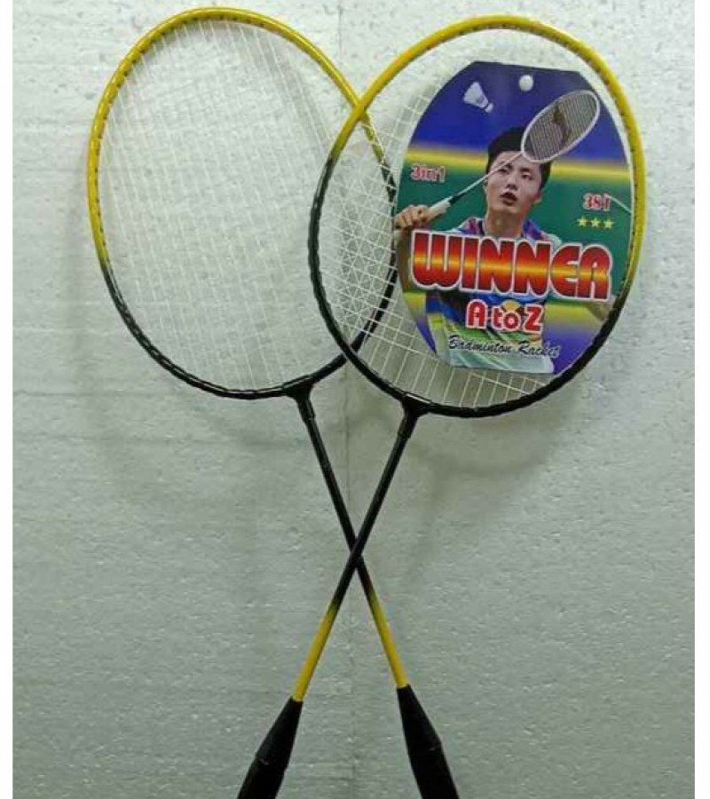 Winner A to Z Badminton Rackets Pair 381 with bag & Shuttle