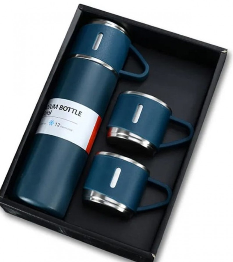 Vacuum Flask Bottle wih Cups 500ml