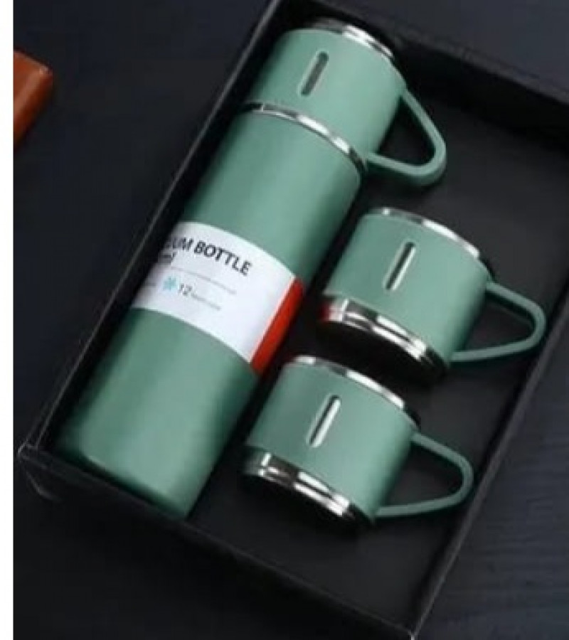 Vacuum Flask Bottle wih Cups 500ml