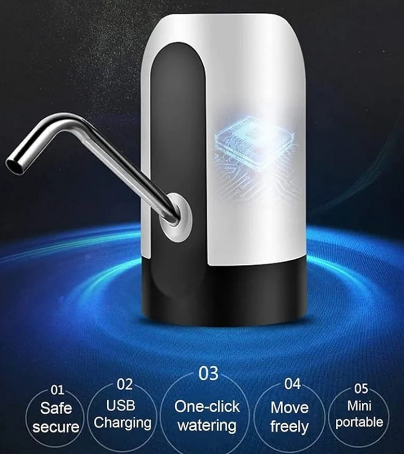 Water Bottle Pump, USB Charging Gallon Water Bottle Dispenser