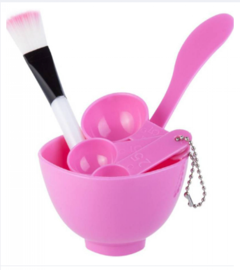 4 in 1 DIY Facial Beauty Mask Bowl with Stick Brush Set (Set of 6)