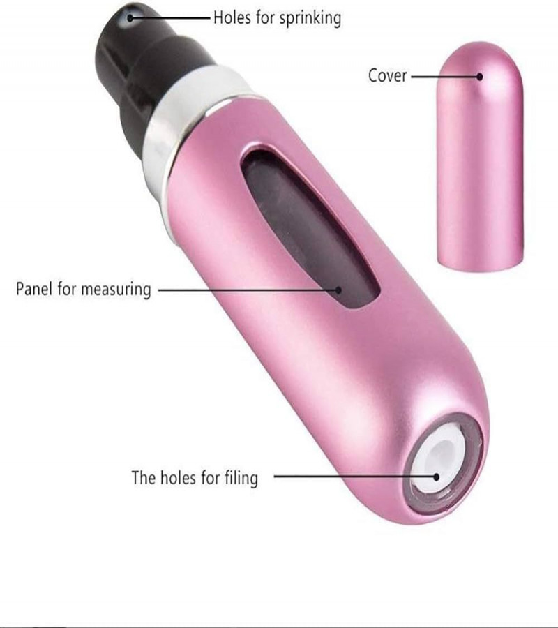 5ml Perfume Atomizer Spray Bottle For Travel Mini Perfume Refills Empty Spray Perfume Container (Random Color)