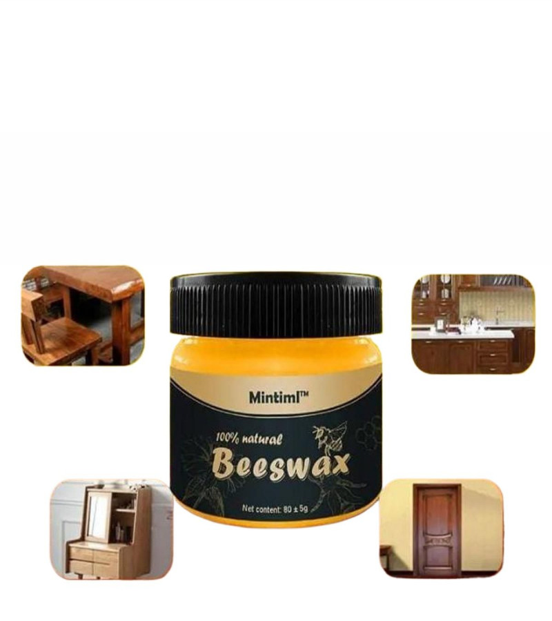 85g Beeswax Furniture Polish ,Wood Seasoning Beeswax - Natural Wood Wax Traditional Beeswax Polish for Wood & Furniture