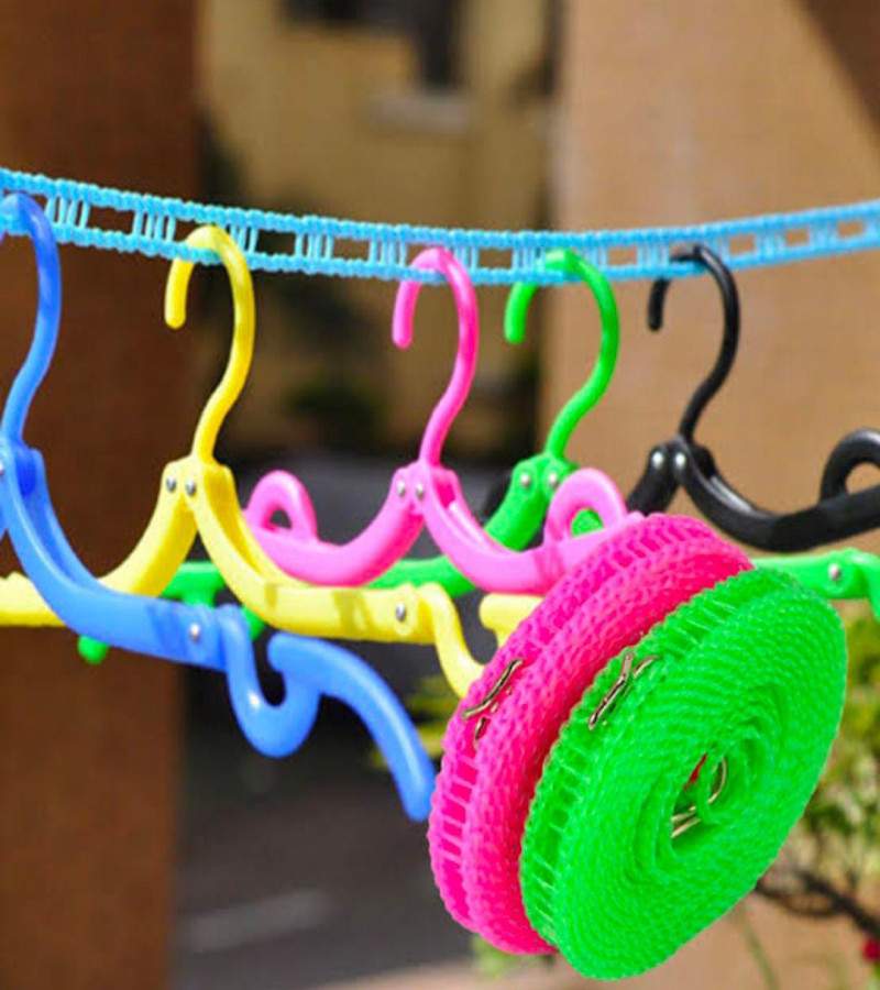 Easy Kitchen Non-slip Clothesline 5 Meters Clotheslines 5 Meters Clothes Dryer Outdoor Cloth Hanging Rope
