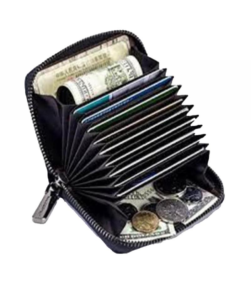 Genuine Leather Wallet for men- Stylish leather Wallet 9 Card holder Pockets  2 CASH AND KEY POCKETS Leather