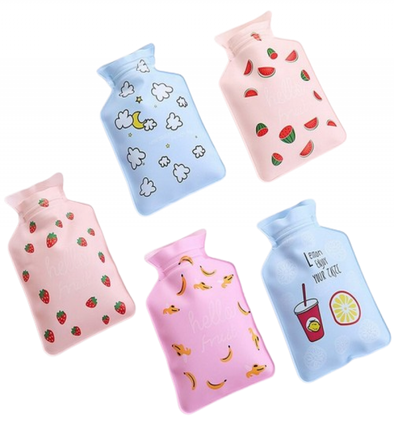 Mini Hot Water Bottle, Light and Handy Hot Water Bag Hand Warmer 100 ML Cartoon Hand Warm Water Bottle