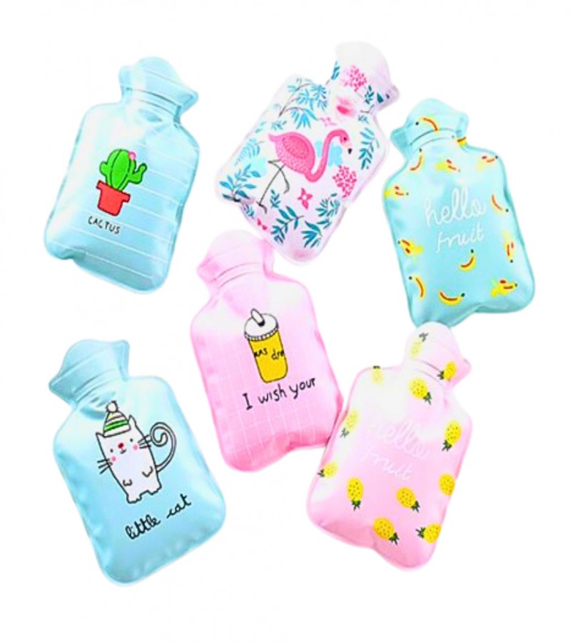 Mini Hot Water Bottle, Light and Handy Hot Water Bag Hand Warmer 100 ML Cartoon Hand Warm Water Bottle