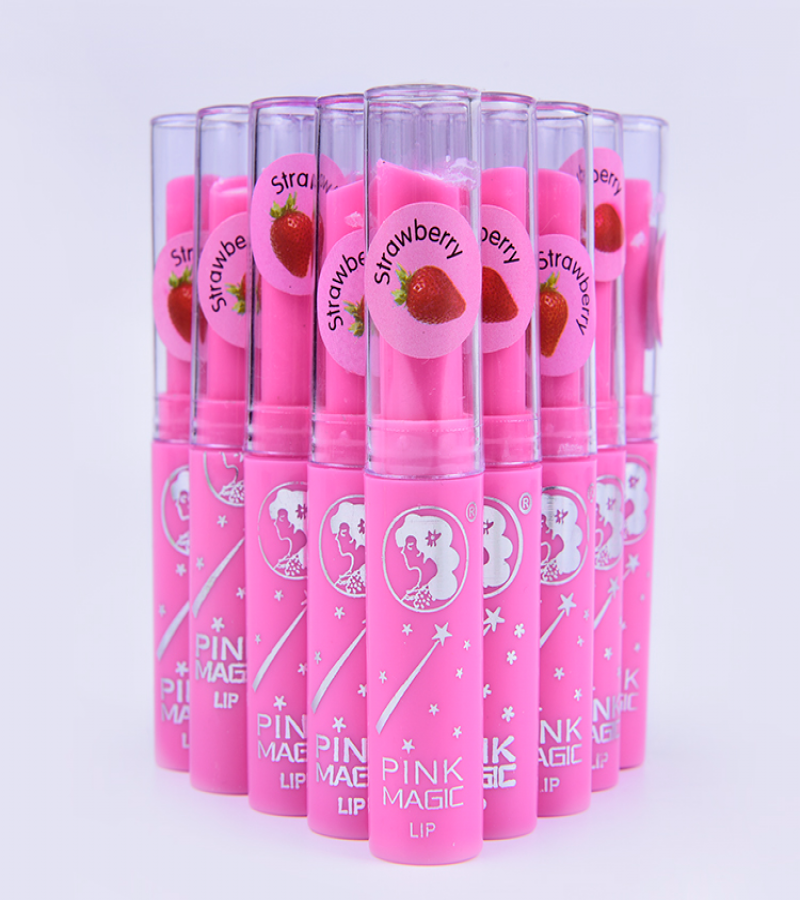 Pink Magic Strawberry Lip Balm Color Transforming Lip Balm (15 pc)