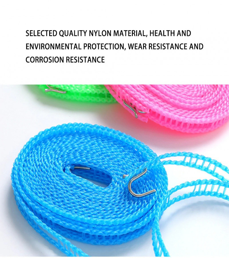 Plastic Cloth Hanging Rope Clothesline - 5 Meters