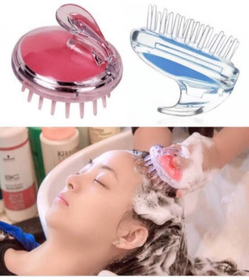 Silicone Head Body Massager Shampoo Scalp Massage Brush Hair Washing Comb Body Shower Brush Bath Spa Slimming Massage Brush