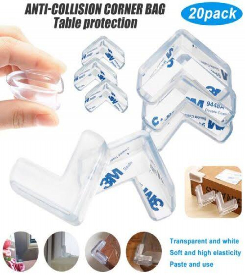 Silicone Table Corner Protector for Kids Safety Table Corner Covers for Glass Table - Baby Safety Equipment
