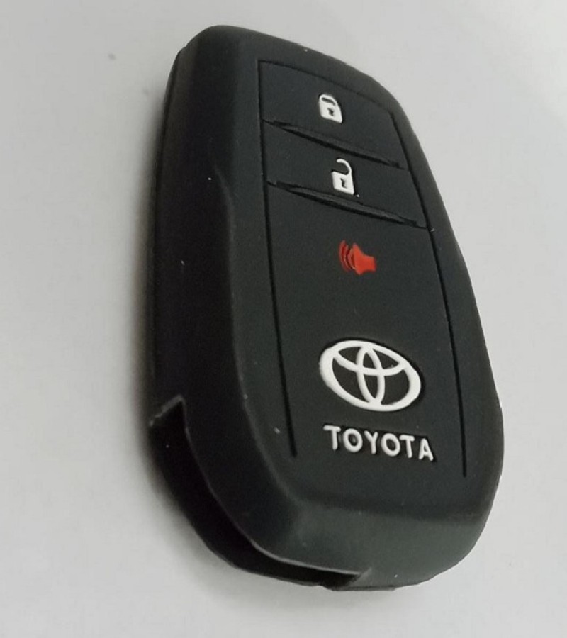 3 Buttons Silicone Car Key Case Cover For TOYOTA