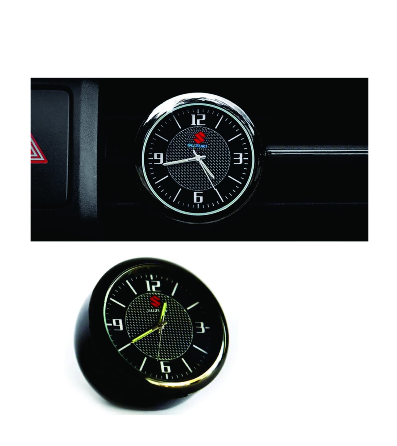 Suzuki Car Dashboard Clock With Logo