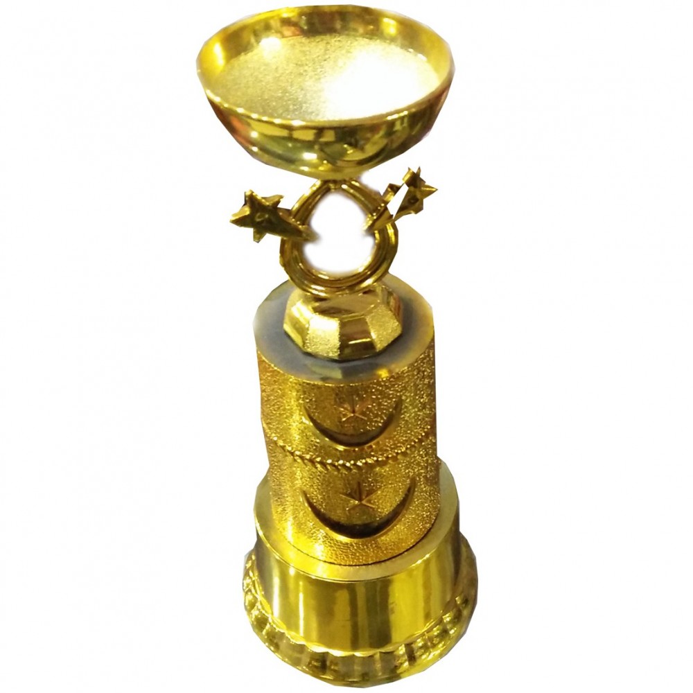 Gold Themed Trophy Cup With Golden Base