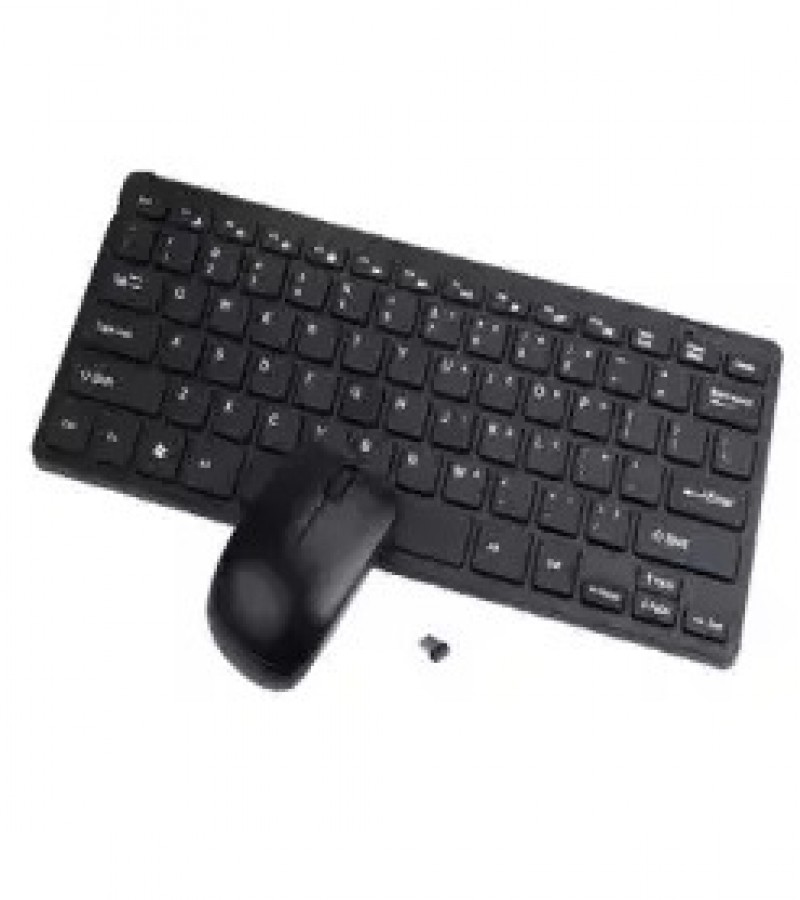 Good Quality Wireless Keyboard Mouse Mini - Black