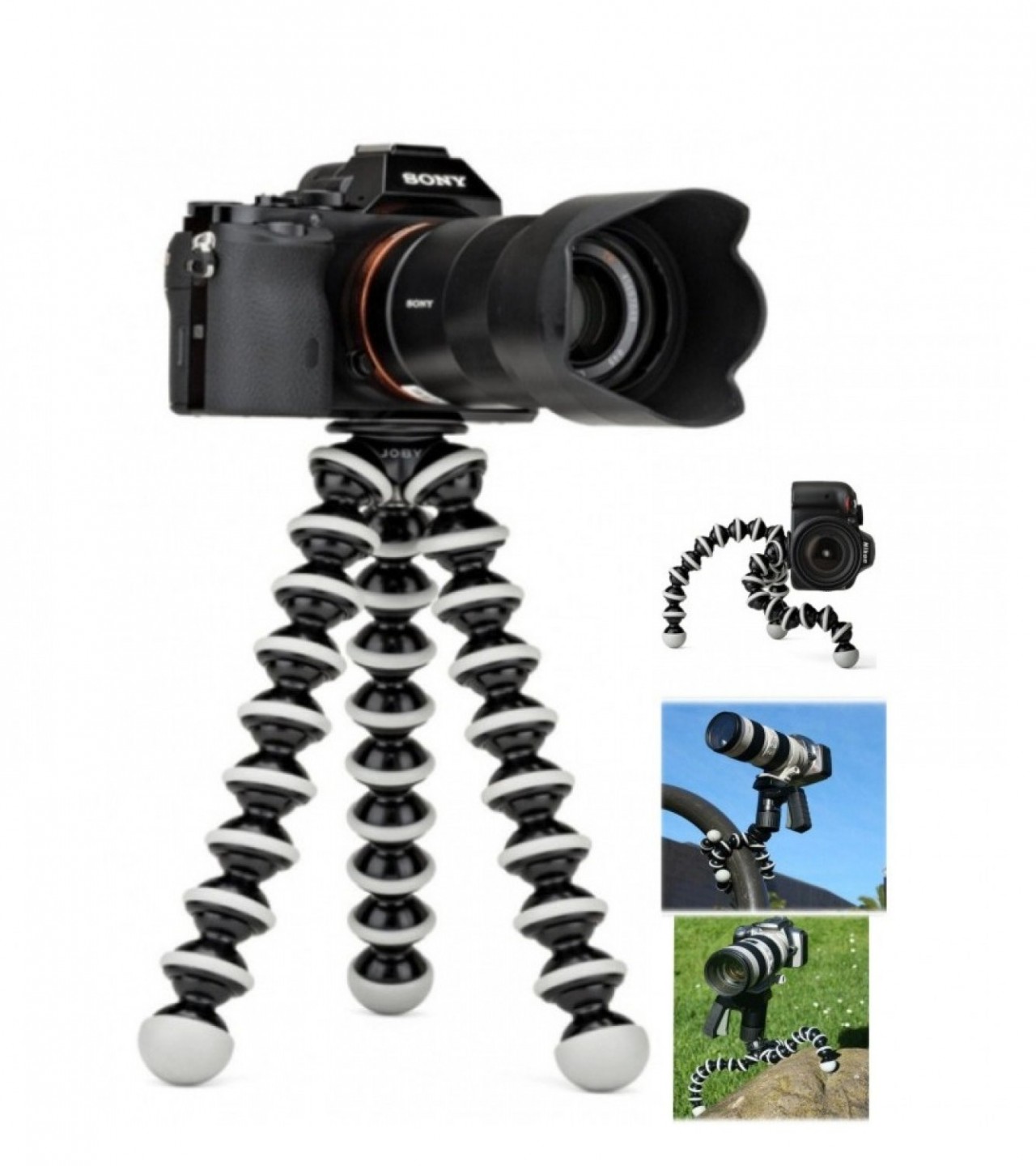 Gorilla Camera And Mobile Tripod Stand 811