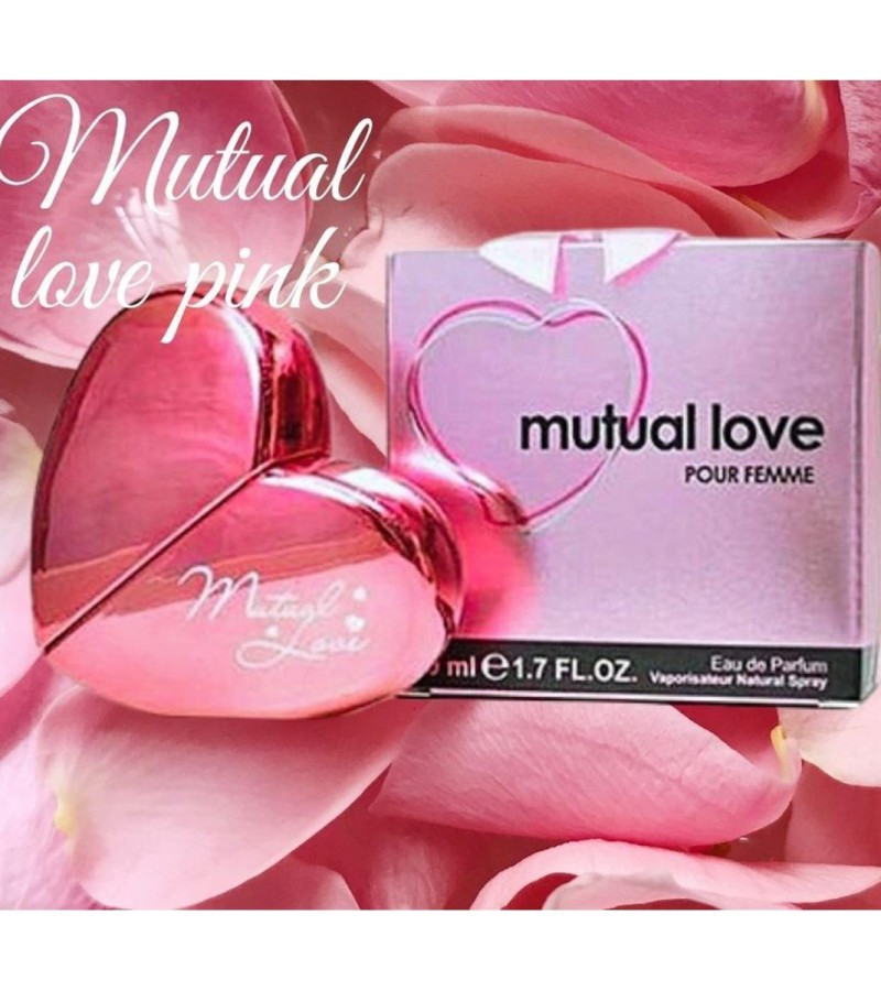 Mutual Love Pink Perfume For Women - EDP - 50 ml