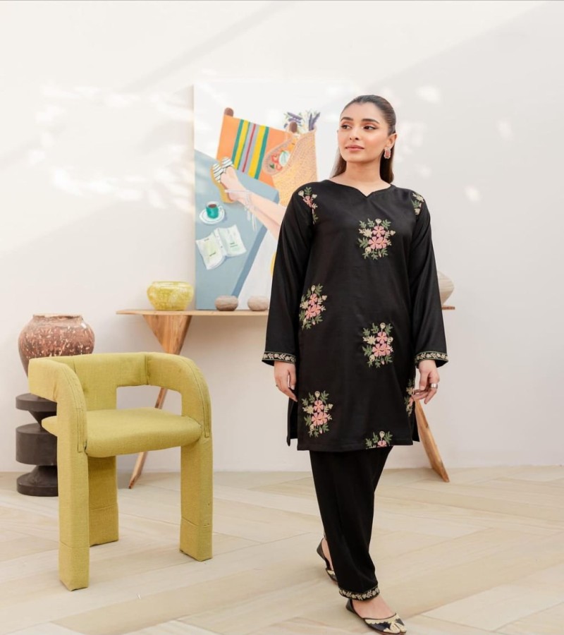 Exquisite Embroidery 2pc Set - Premium Cotton