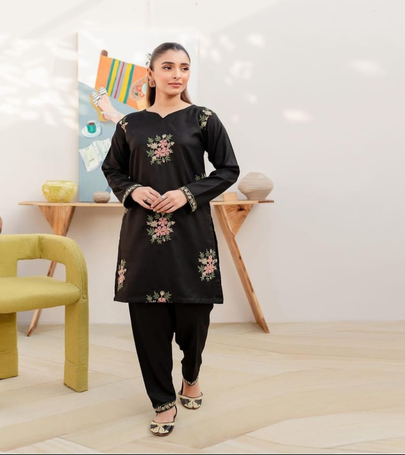 Exquisite Embroidery 2pc Set - Premium Cotton