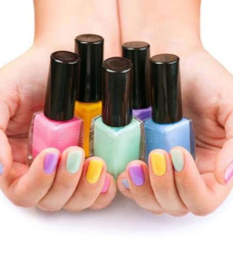 pack of 4 nail polish beautiful colours