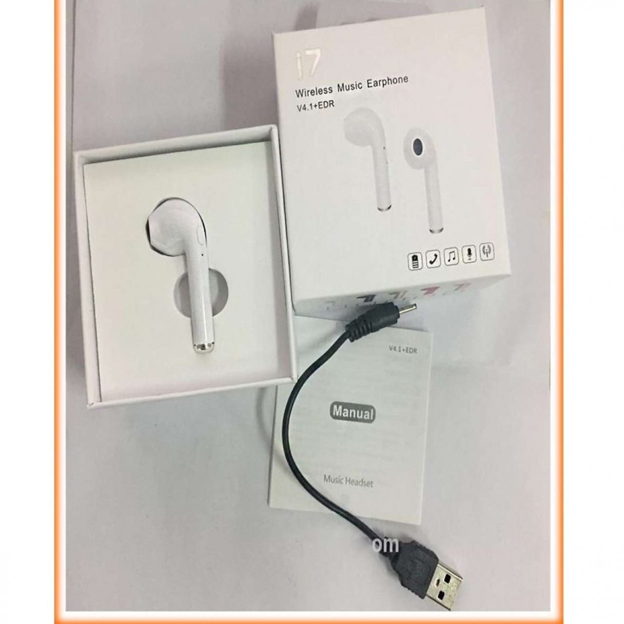 Wireless Bluetooth Earphones - Hand Free - All Mobile Supported - Records Voice