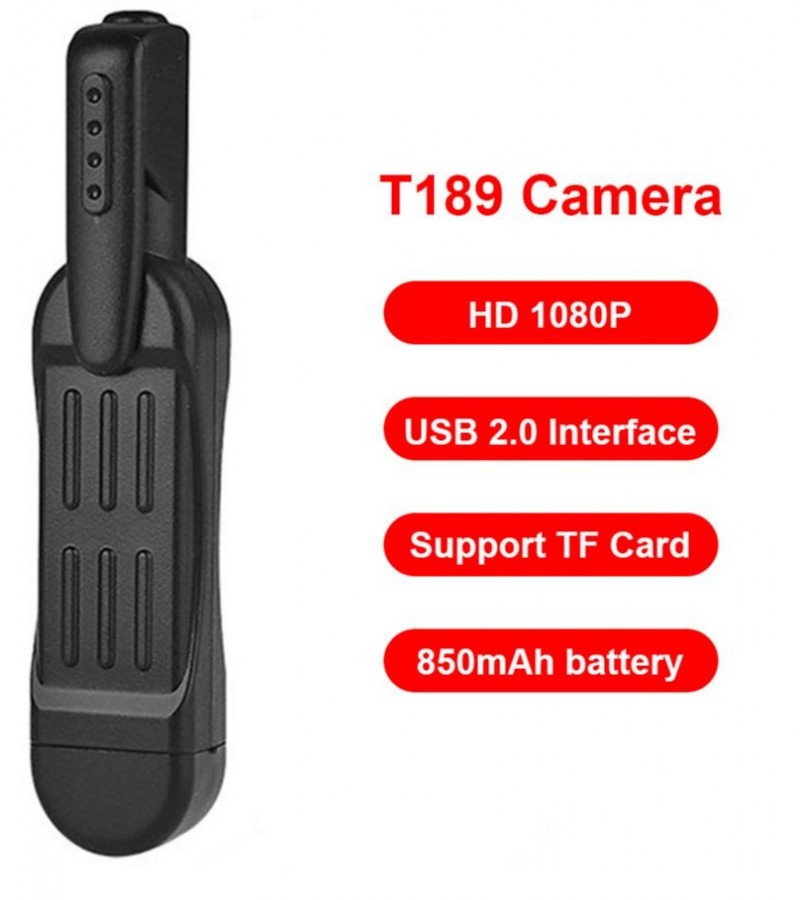HD 1080P Wearable Pocket Body Camera