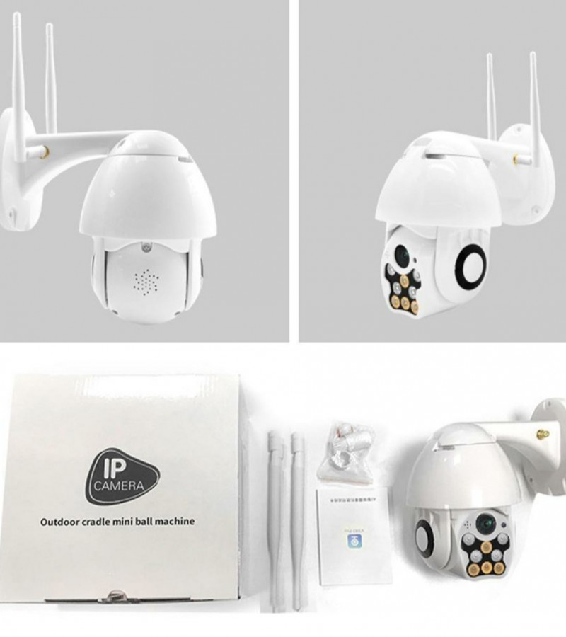 HD WIFI IP PTZ Outdoor Camera LED LIGHT AND Night Vision